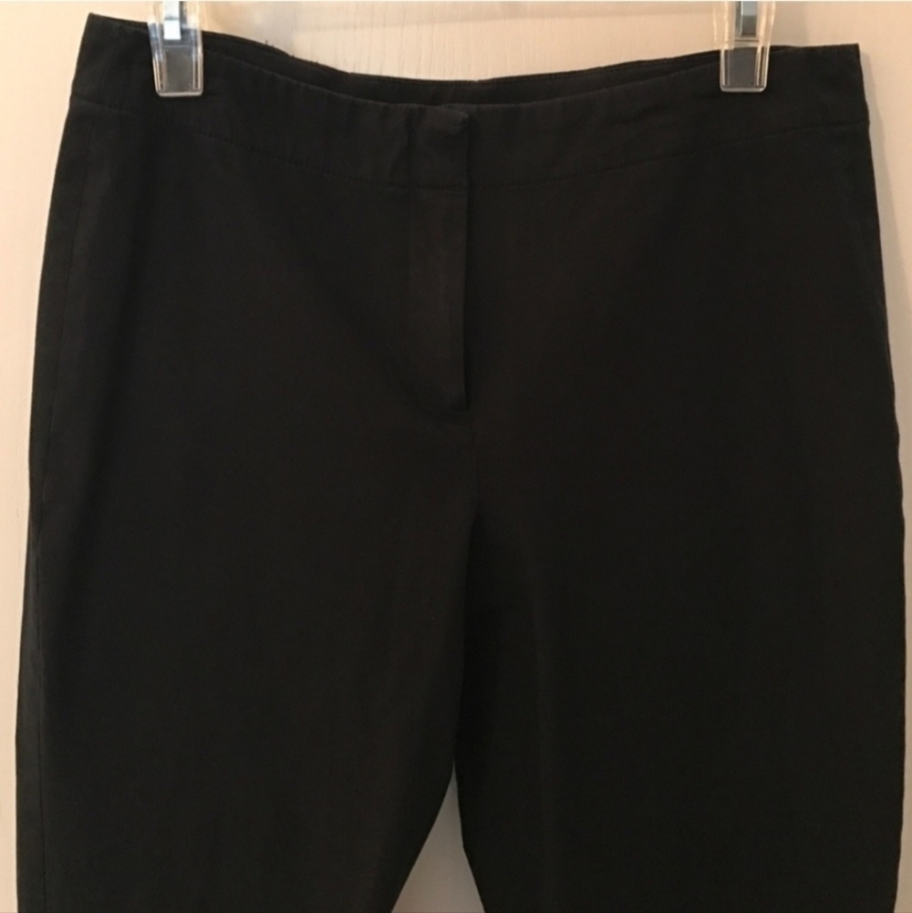 J. Jill Black Missy Dress Pants Women's Size 8 Straight Leg Career Office EUC - Picture 2 of 7